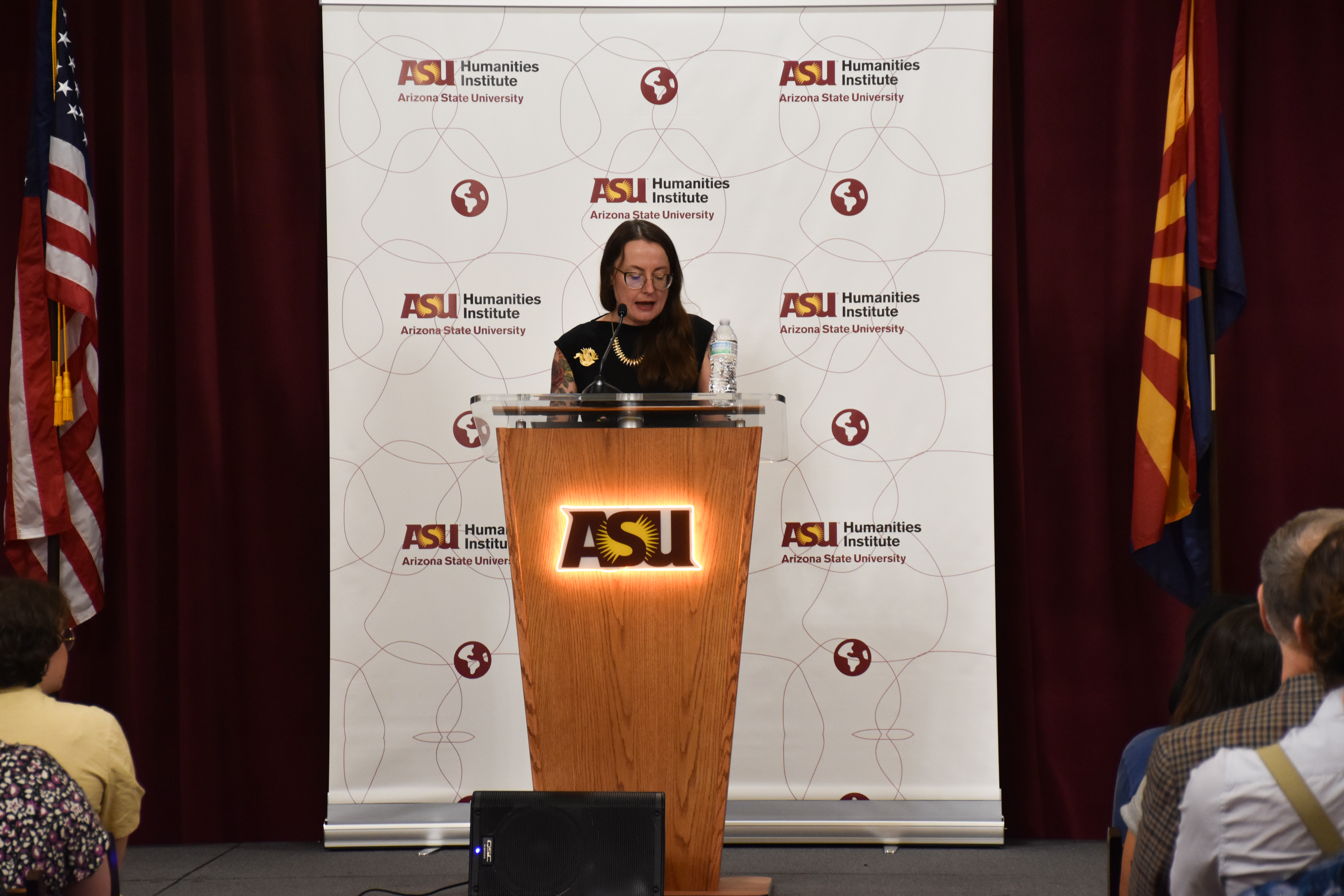 Emily Wilson during the 2025 Distinguished Lecture
