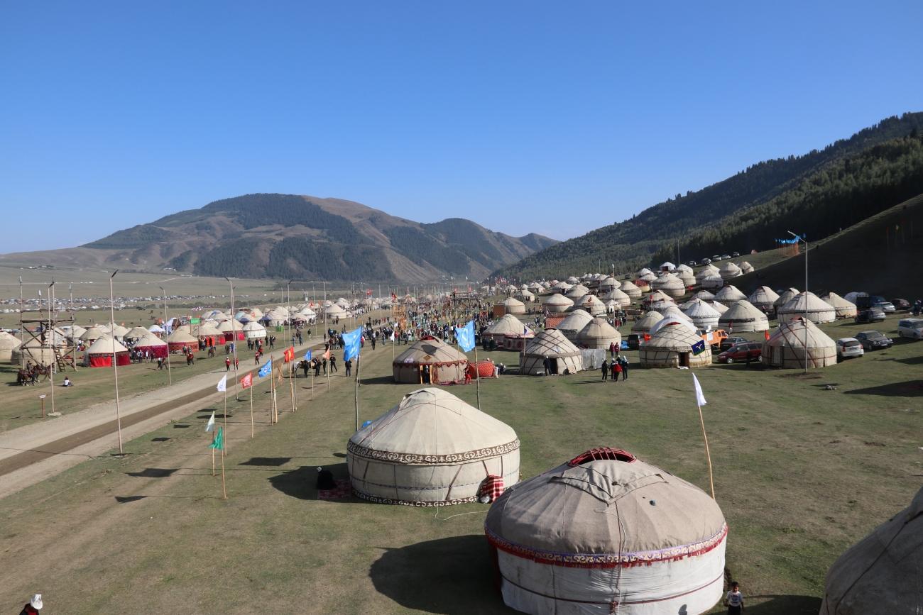 Landscape in Kyrgyzstan